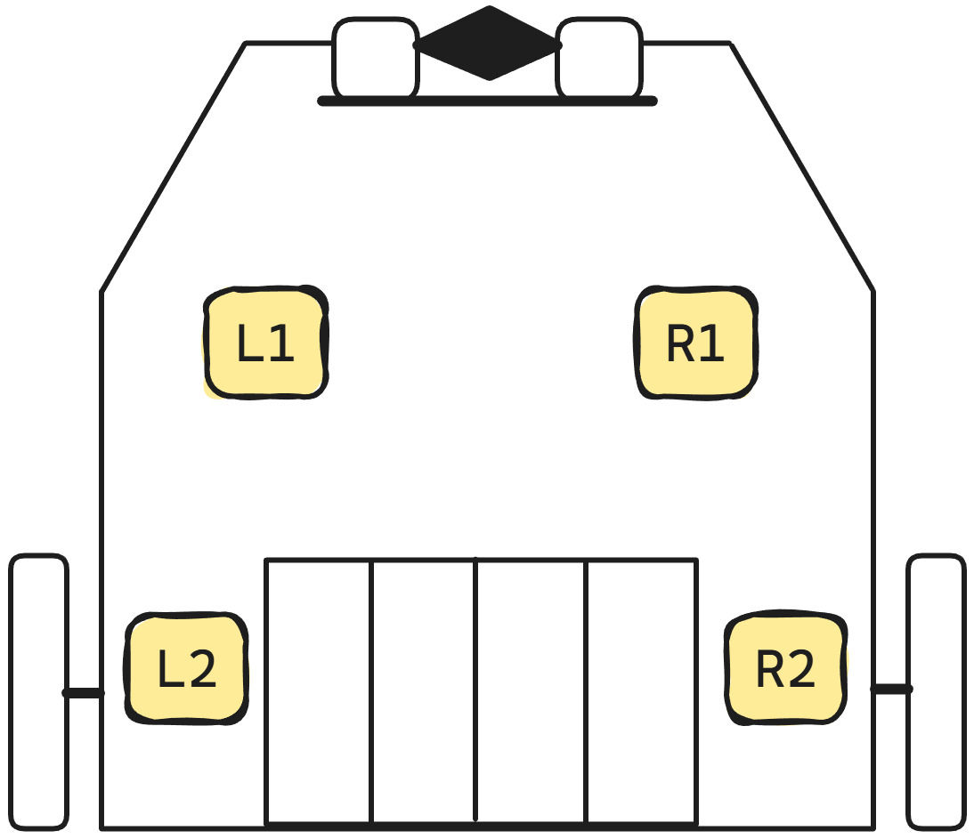 Anordnung der Farb-LED's